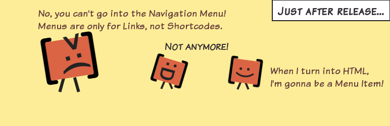 Shortcode menu